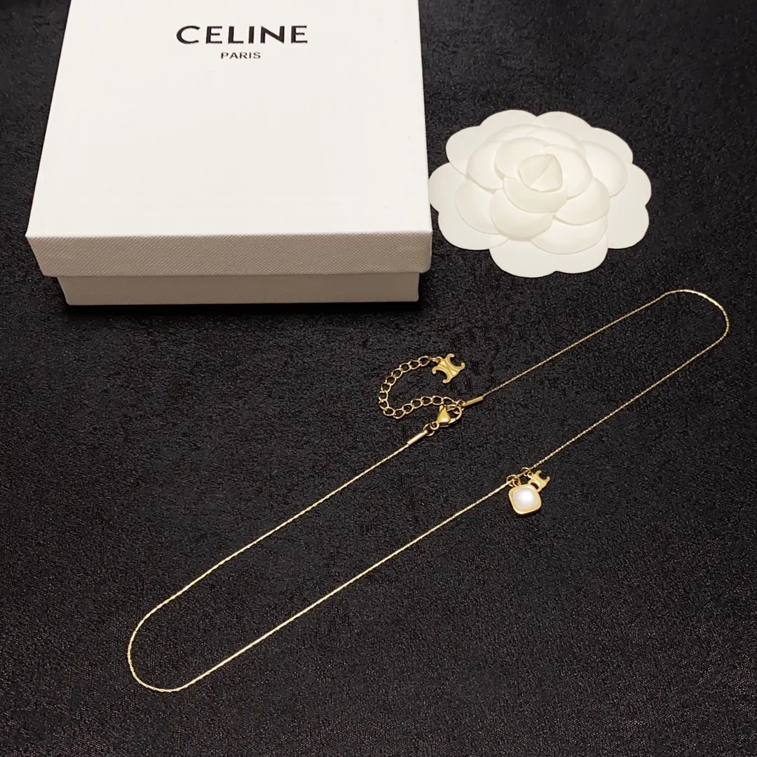 【CELINE】ネックレス、新しいネックレス万能シンプルファッションオーナメント