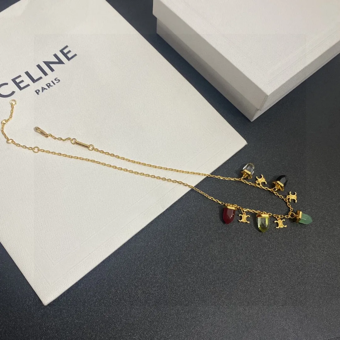 【CELINE】ネックレス、新しいネックレス万能シンプルファッションオーナメント