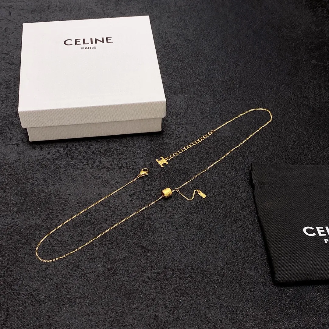 【CELINE】ネックレス、新しいネックレス万能シンプルファッションオーナメント