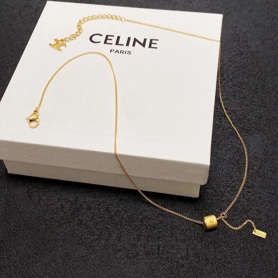 【CELINE】ネックレス、新しいネックレス万能シンプルファッションオーナメント
