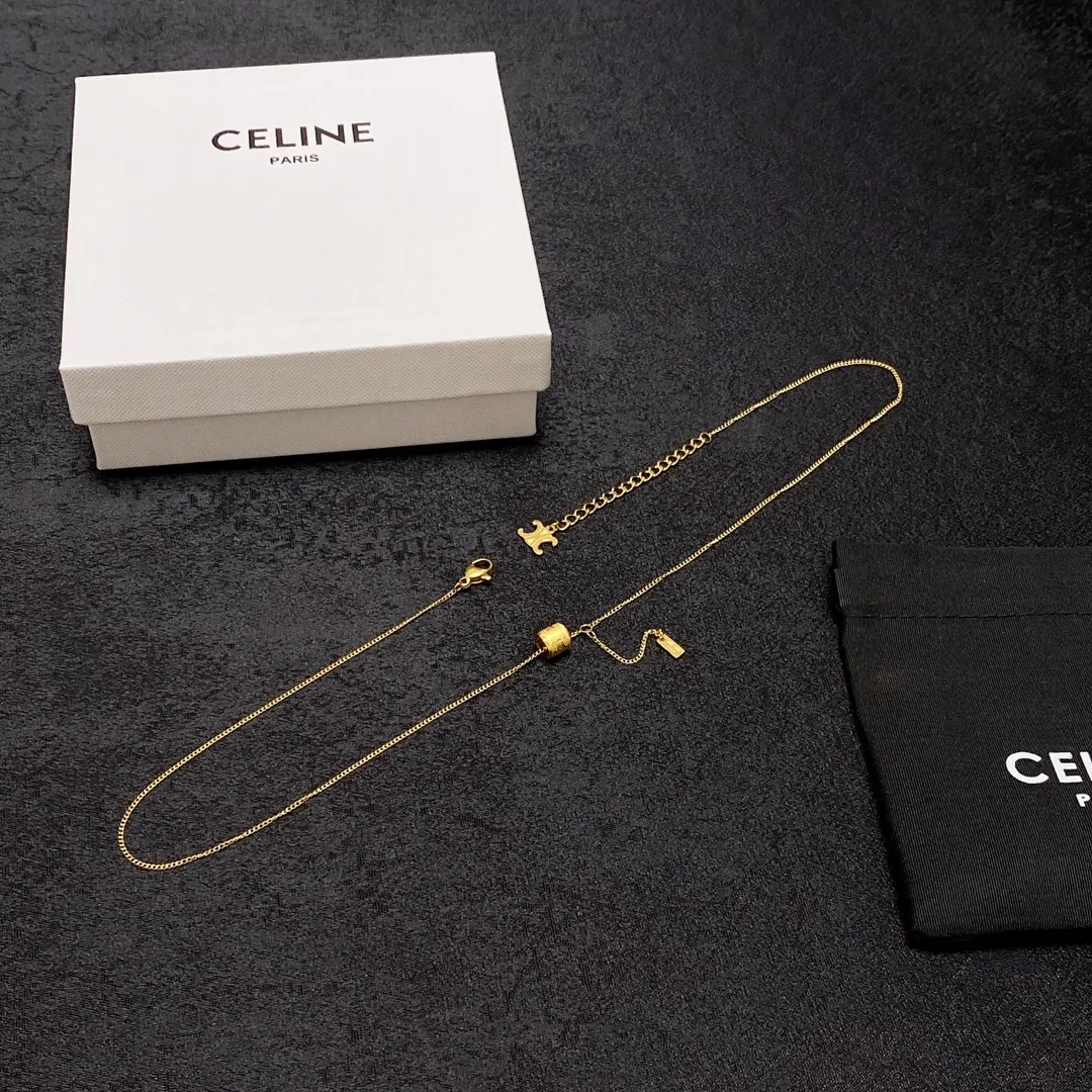 【CELINE】ネックレス、新しいネックレス万能シンプルファッションオーナメント