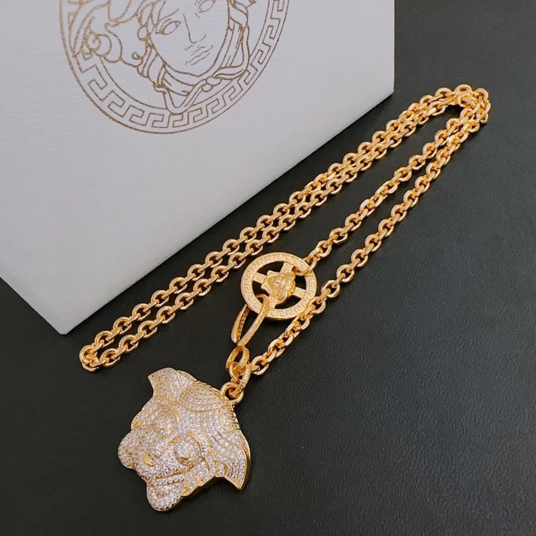 【VERSACE】ネックレス、新しいネックレス万能シンプルファッションオーナメント 2474