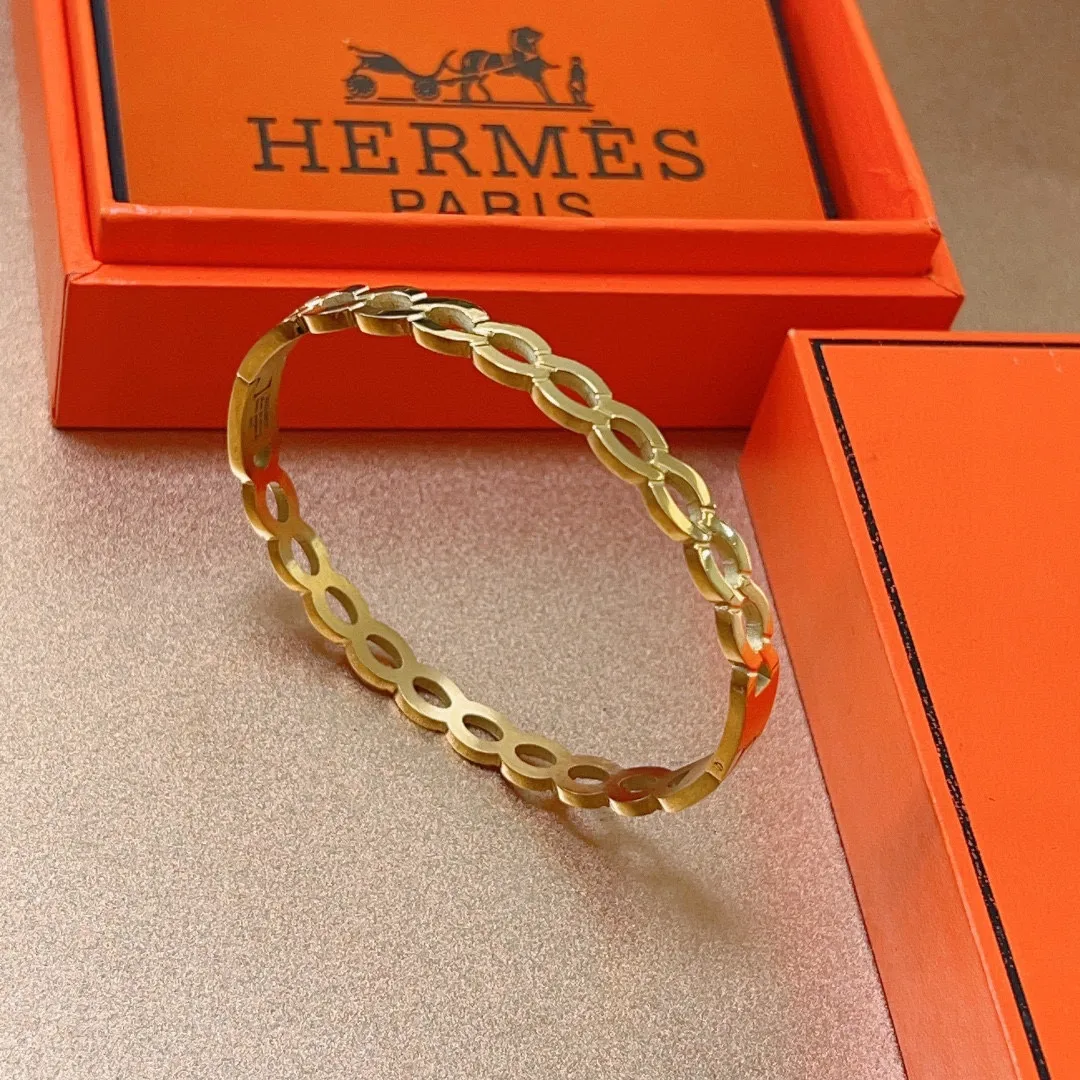 【HERMES】ブレスレット、ファッションシンプルなスタイル