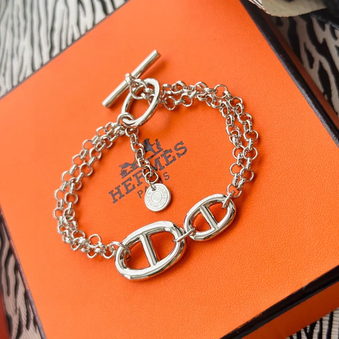 【HERMES】ブレスレット、ファッションシンプルなスタイル