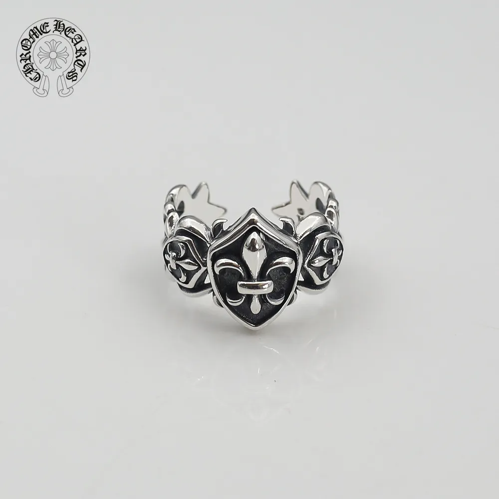 【Chrome Hearts】  男性と女性のためのクロエハートファッションパーソナリティリング