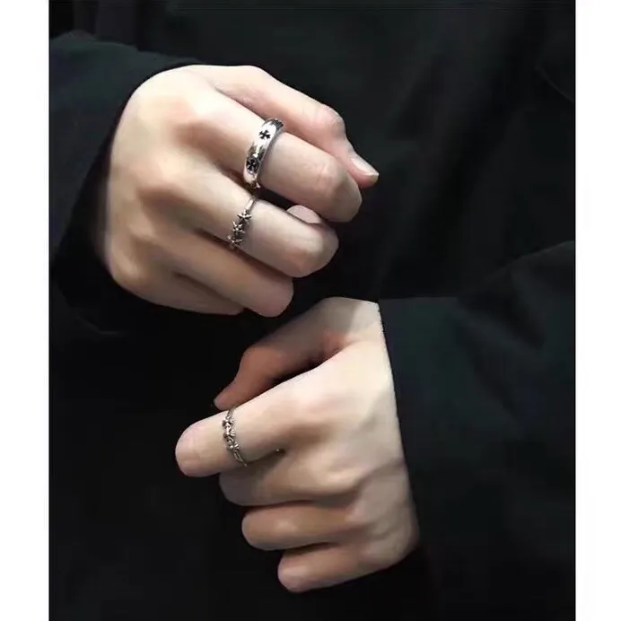 【Chrome Hearts】  男性と女性のためのクロエハートファッションパーソナリティリング