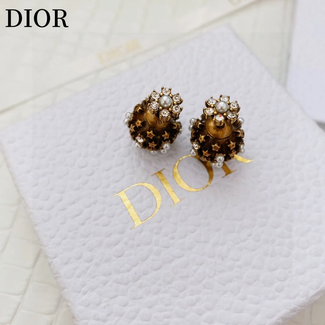 【DIOR】 ディオール   ファッションスタイルのイヤリング