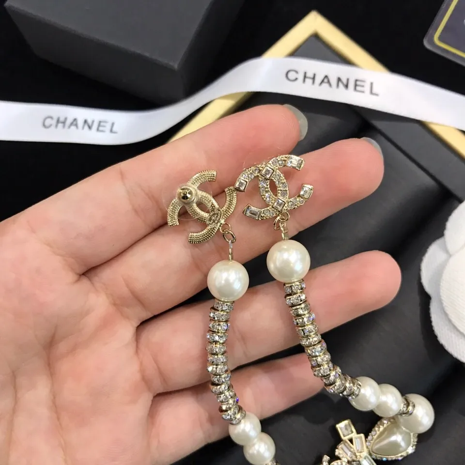 【CHANEL 】 シャネル   ファッションスタイルのイヤリング