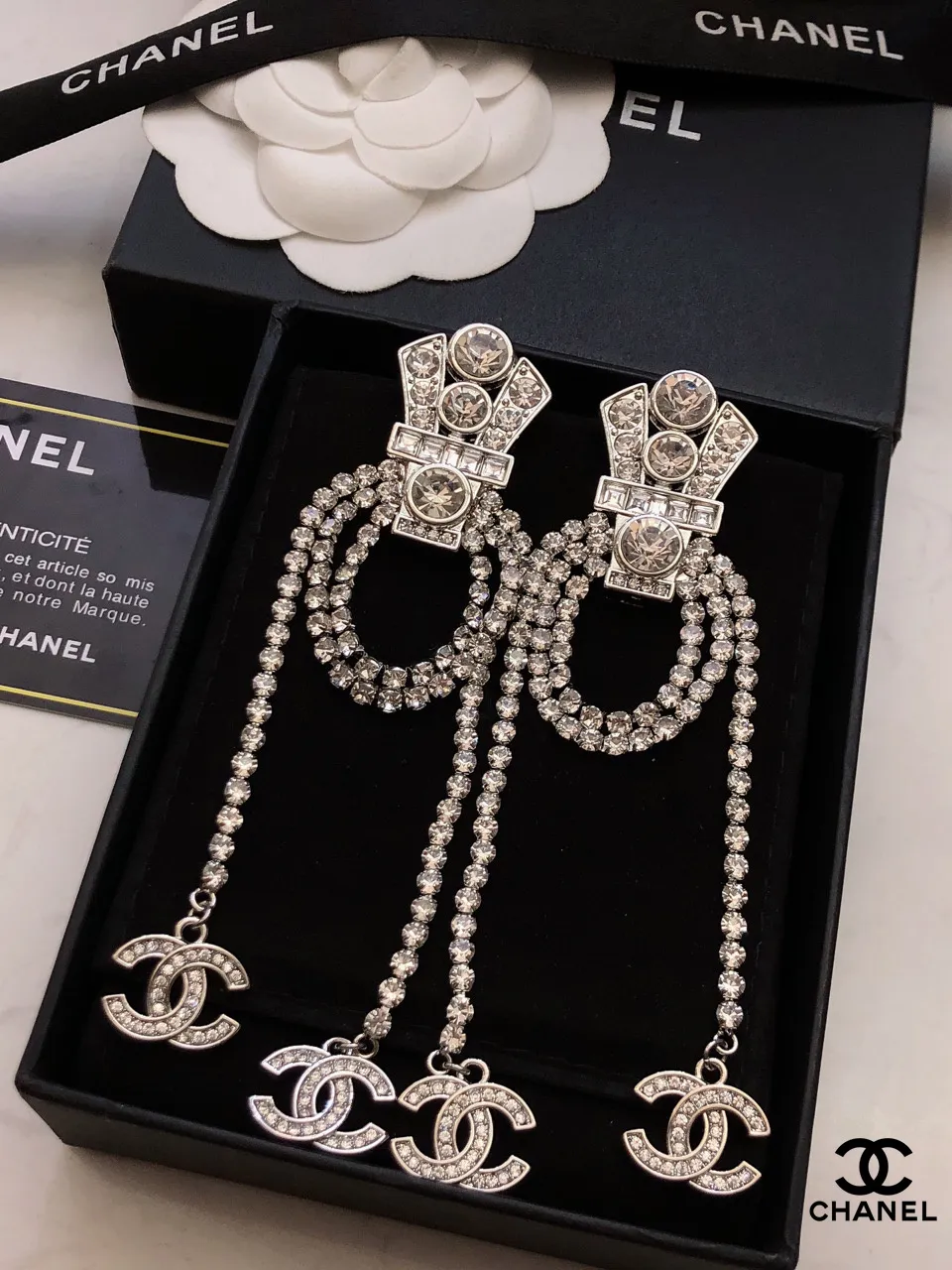 【CHANEL 】 シャネル   ファッションスタイルのイヤリング