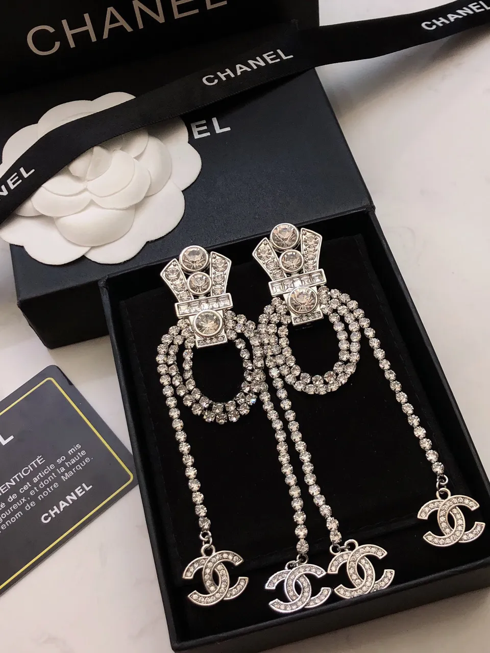 【CHANEL 】 シャネル   ファッションスタイルのイヤリング