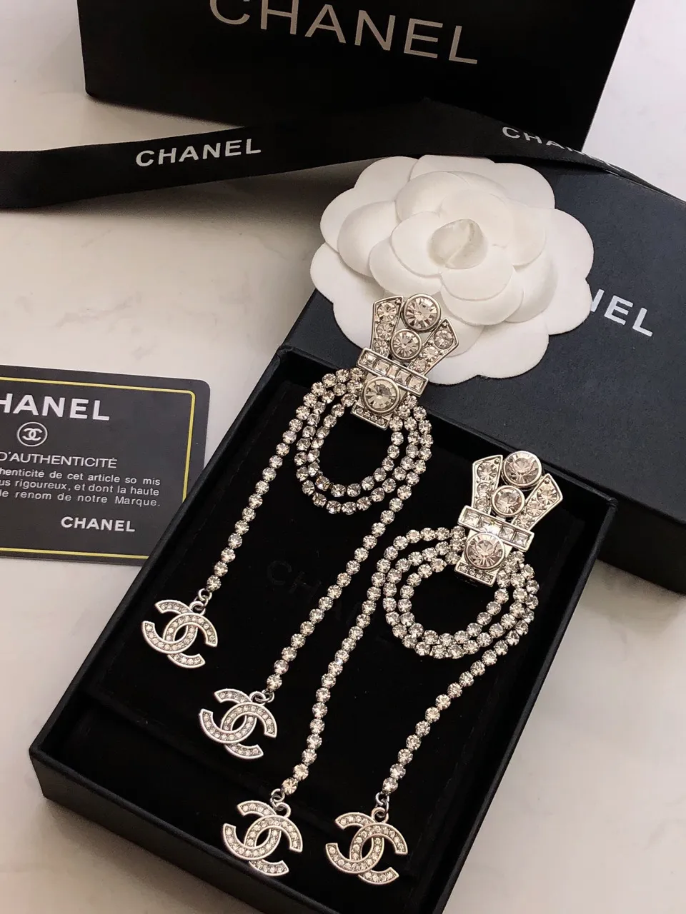【CHANEL 】 シャネル   ファッションスタイルのイヤリング