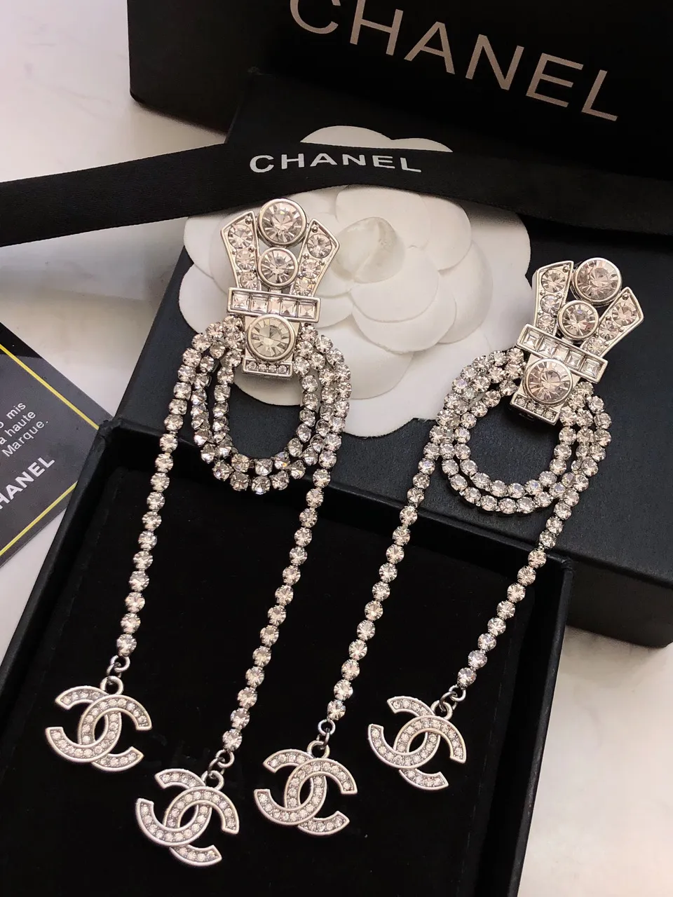 【CHANEL 】 シャネル   ファッションスタイルのイヤリング