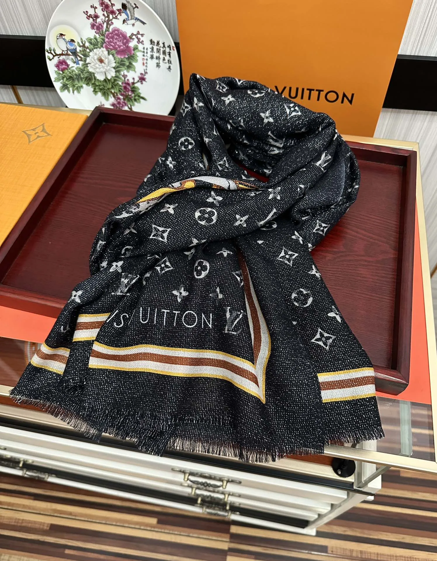 【LV LOUIS VUITTON ルイ·ヴィトン】 スカーフ 100*200cm  241107