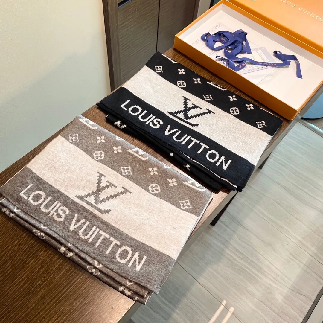 【LV LOUIS VUITTON ルイ·ヴィトン】 スカーフ 30*180cm  241107