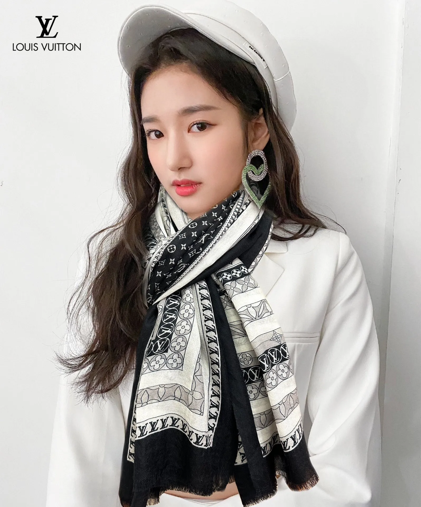 【LV LOUIS VUITTON ルイ·ヴィトン】 スカーフ 100*200cm  241107