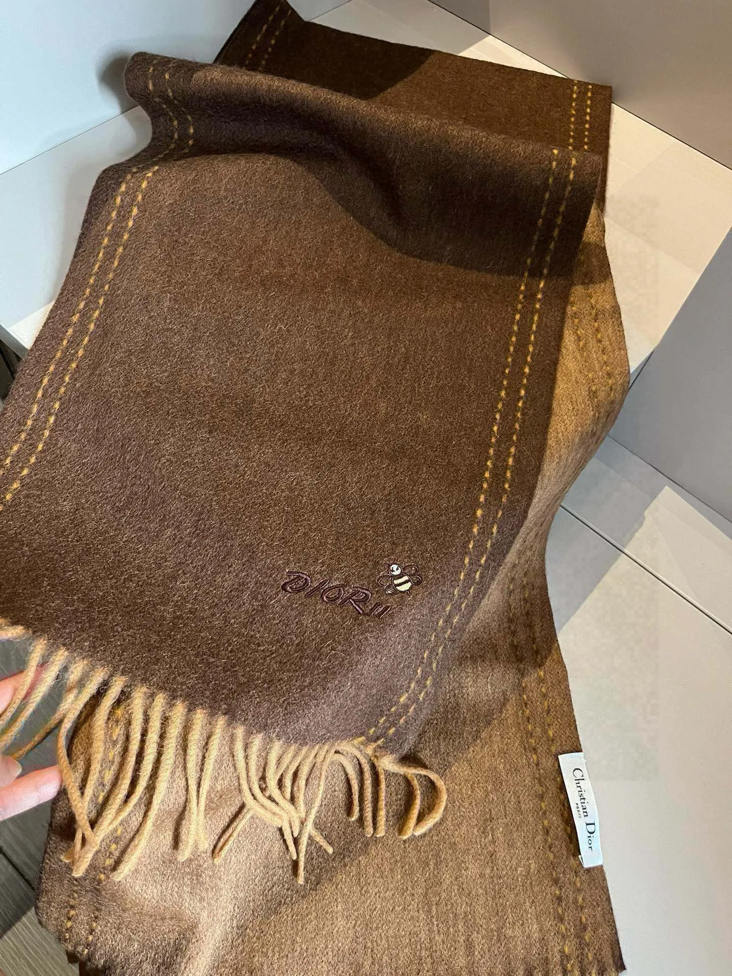 【DIOR  ディオール 】スカーフ  32*180cm  241210