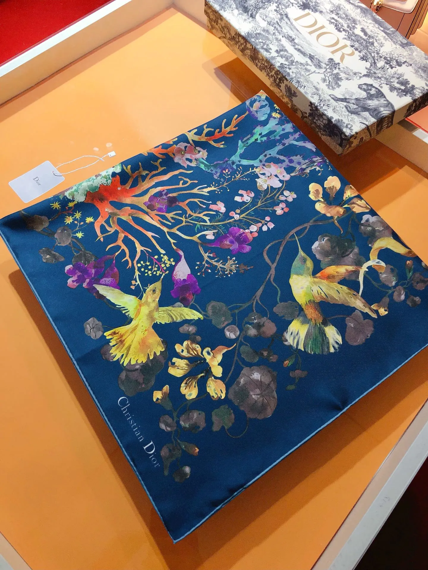 【DIOR  ディオール 】スカーフ90*90cm  241108