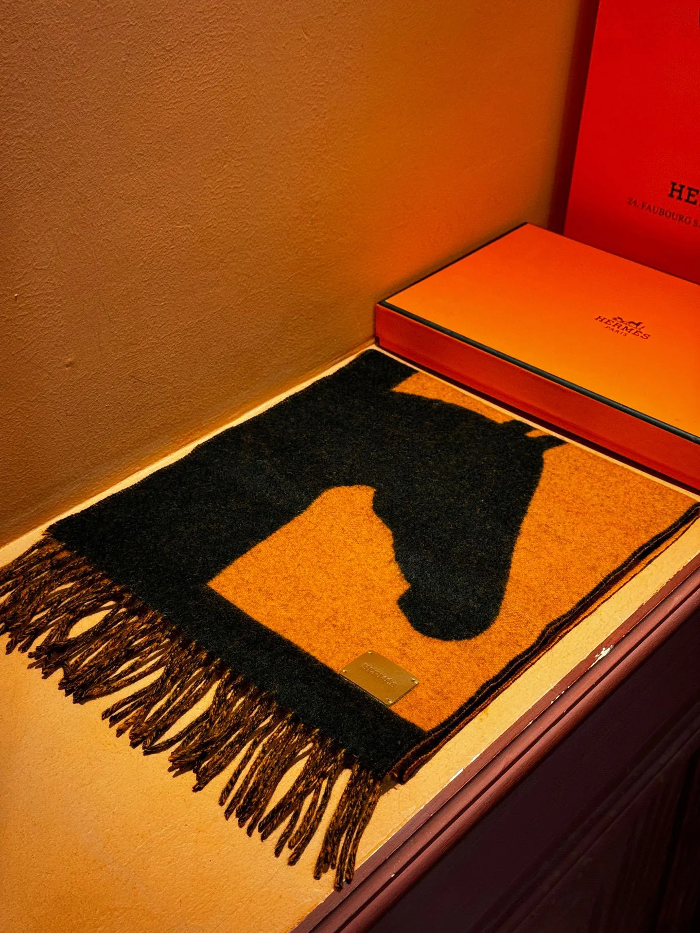 【HERMES エルメス 】スカーフ40*195CM  241210