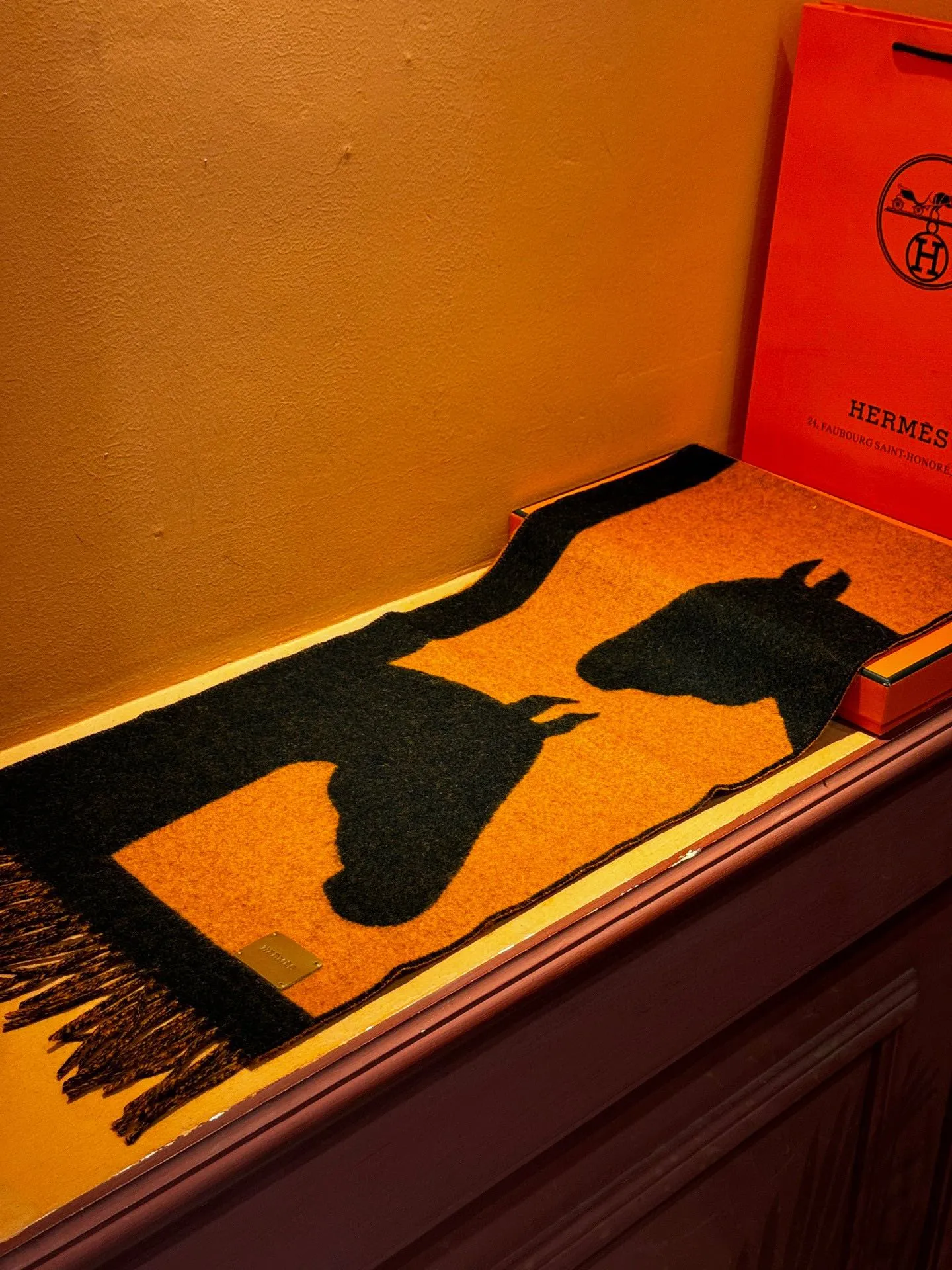【HERMES エルメス 】スカーフ40*195CM  241210