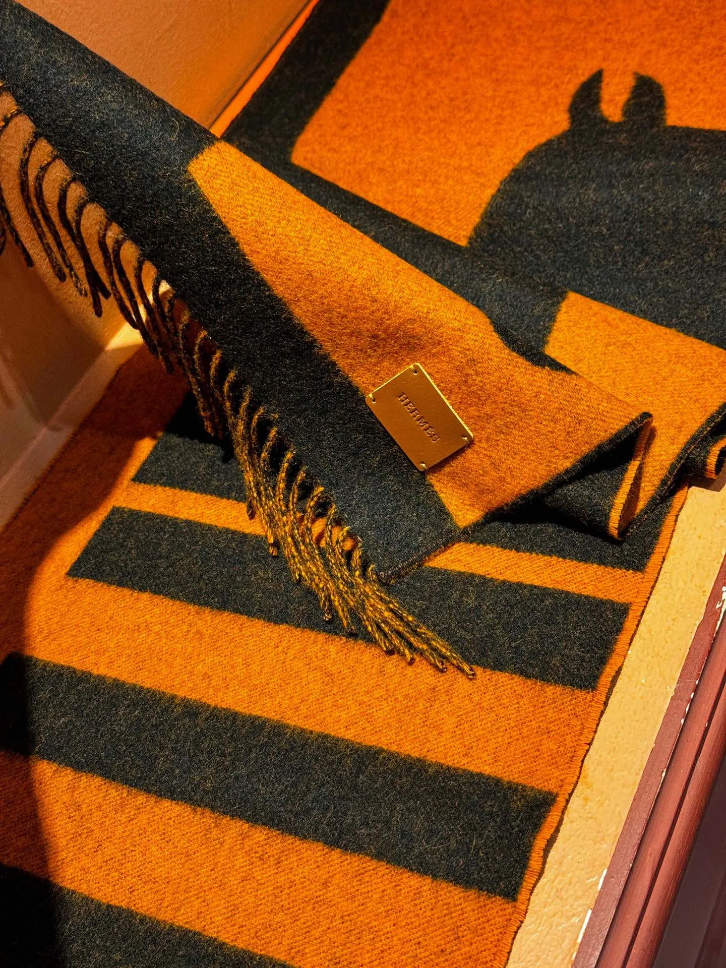 【HERMES エルメス 】スカーフ40*195CM  241210