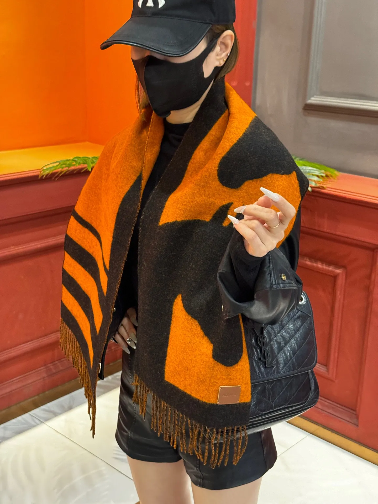 【HERMES エルメス 】スカーフ40*195CM  241210