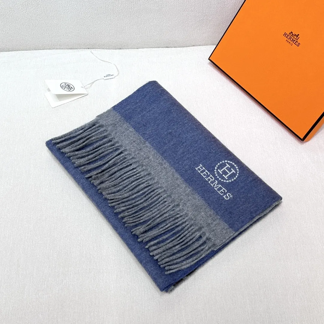 【HERMES エルメス 】スカーフ   30*180CM  241109