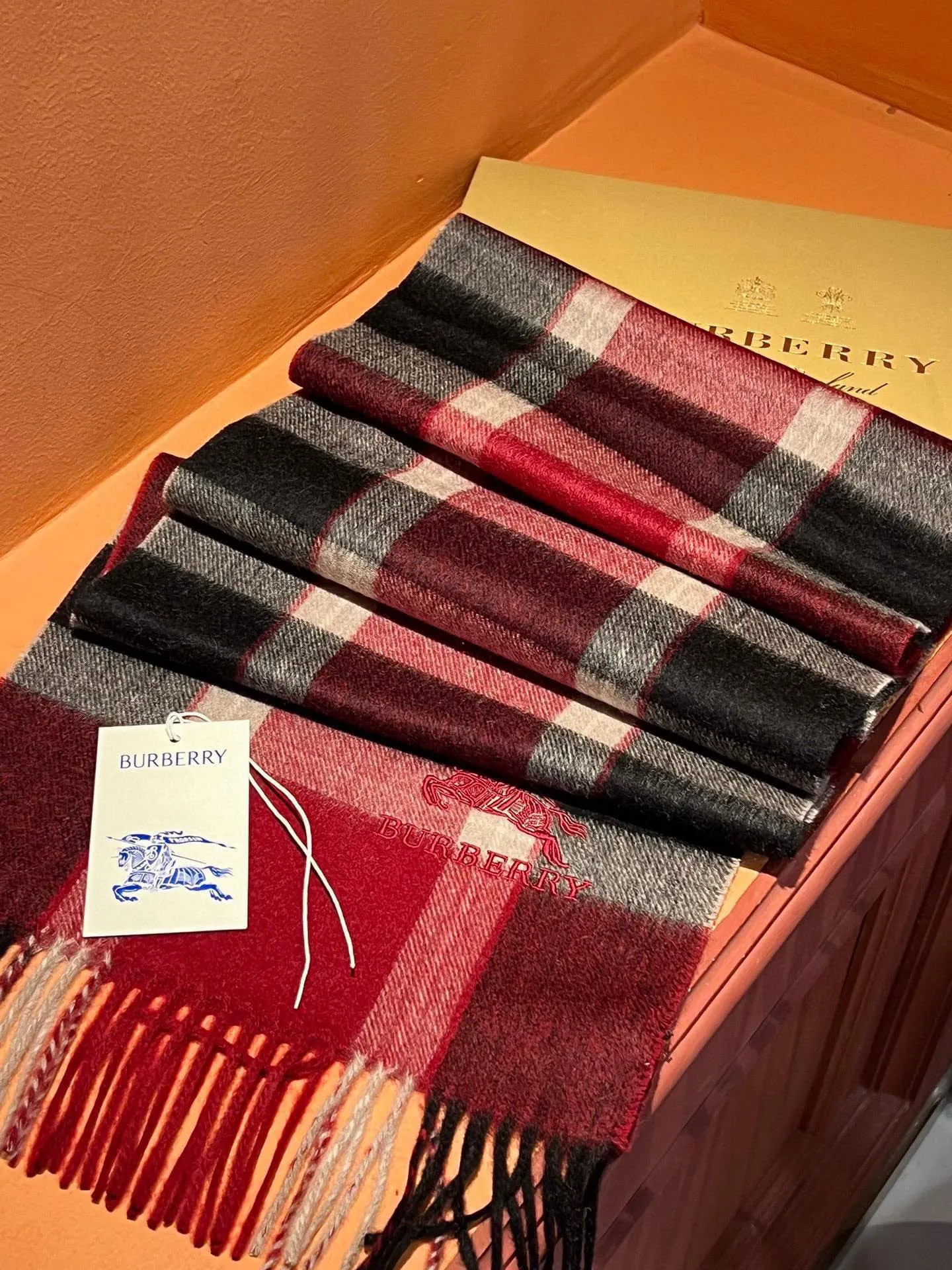 【BURBERRY  バーバリー】スカーフ32*180CM  241209