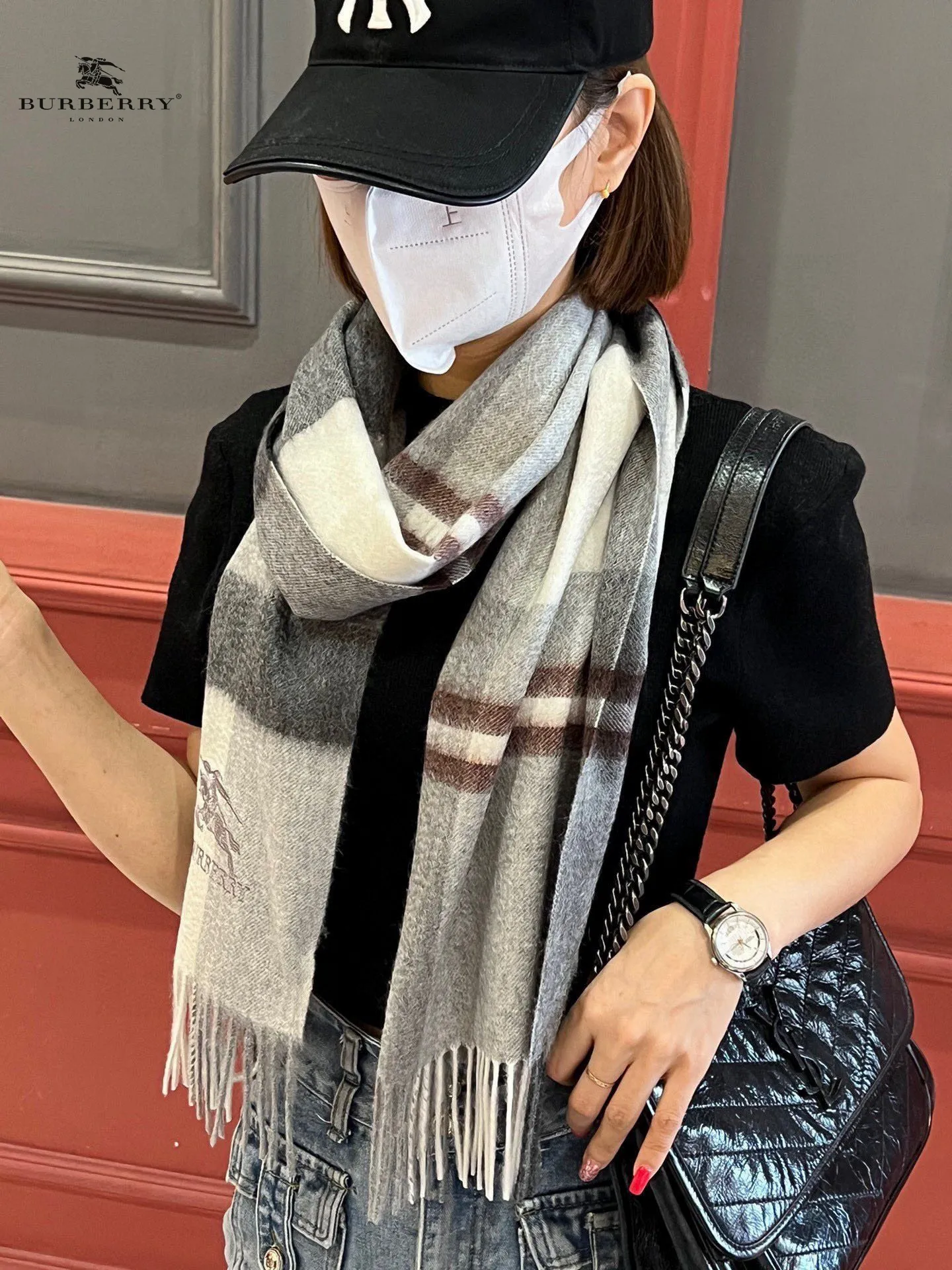 【BURBERRY  バーバリー】スカーフ32*180CM  241209