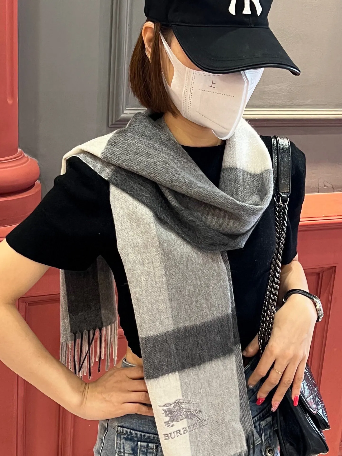 【BURBERRY  バーバリー】スカーフ32*180CM  241209