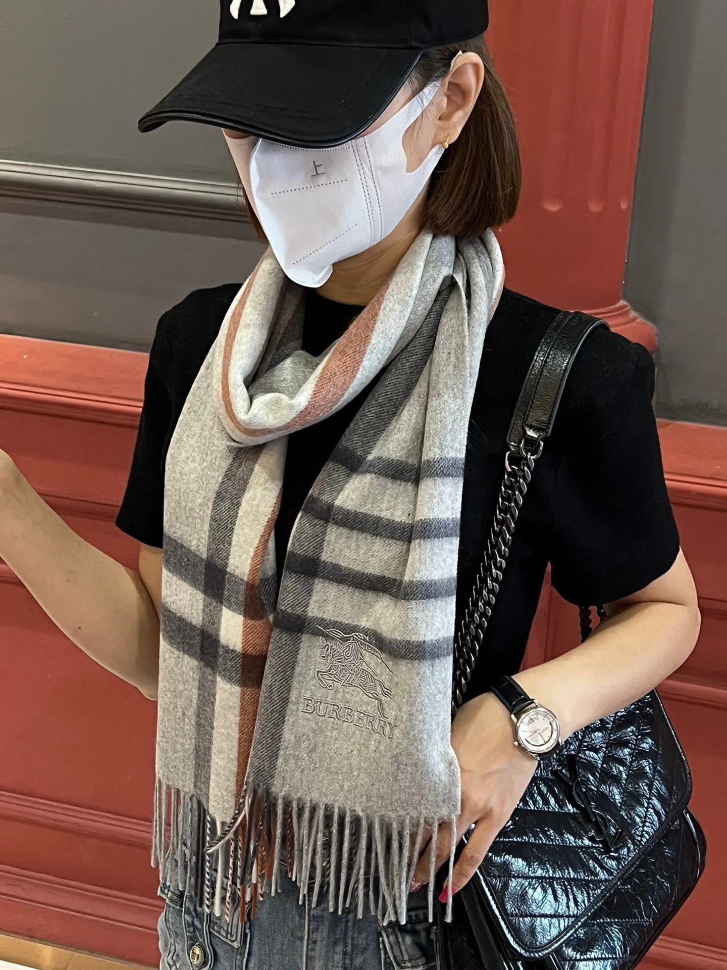 【BURBERRY  バーバリー】スカーフ32*180CM  241209