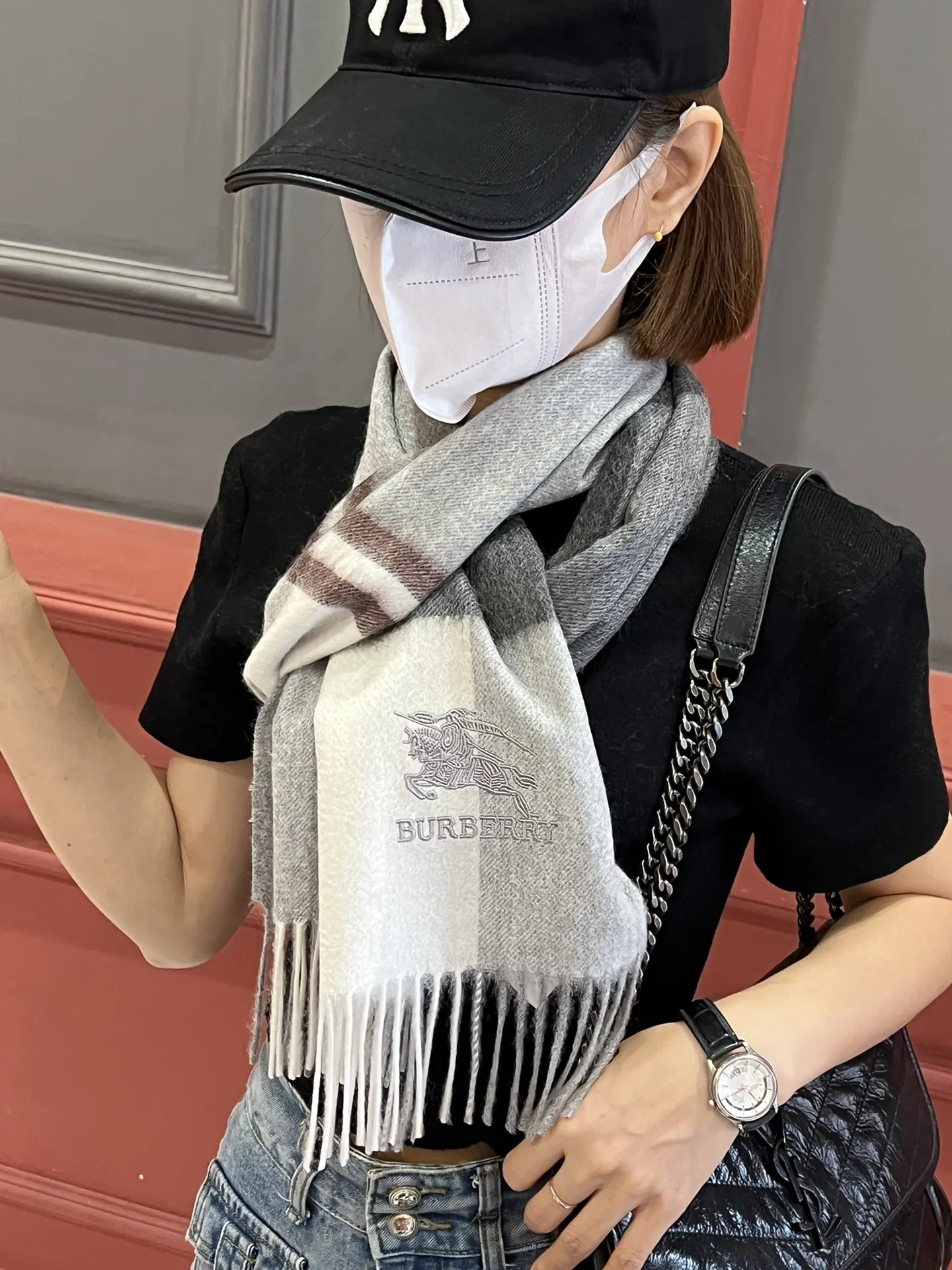 【BURBERRY  バーバリー】スカーフ32*180CM  241108