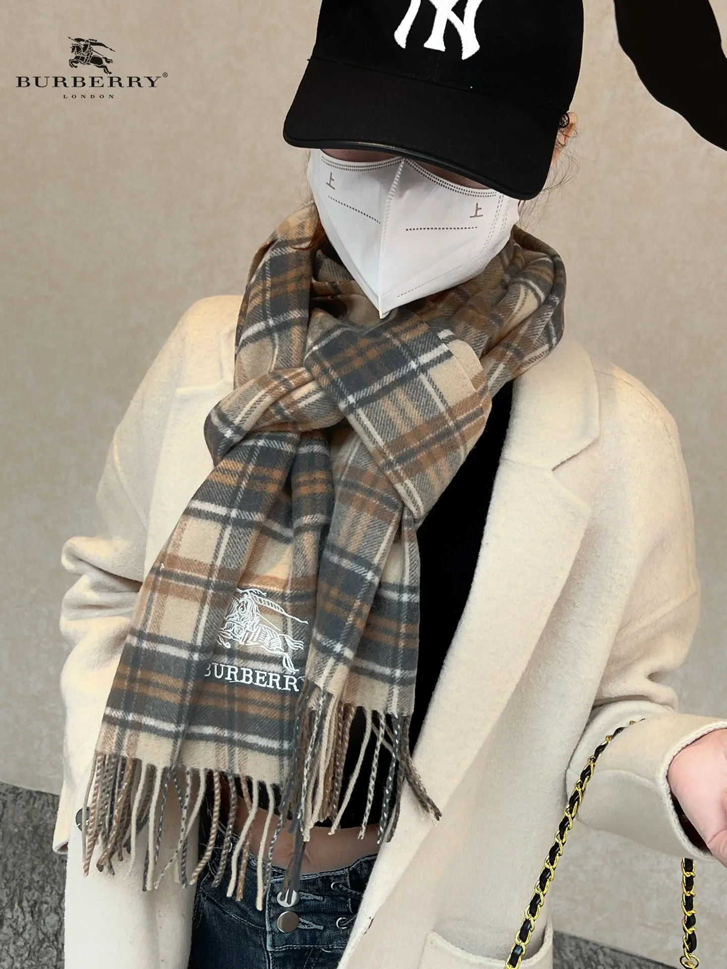 【BURBERRY  バーバリー】スカーフ35*190CM  241108
