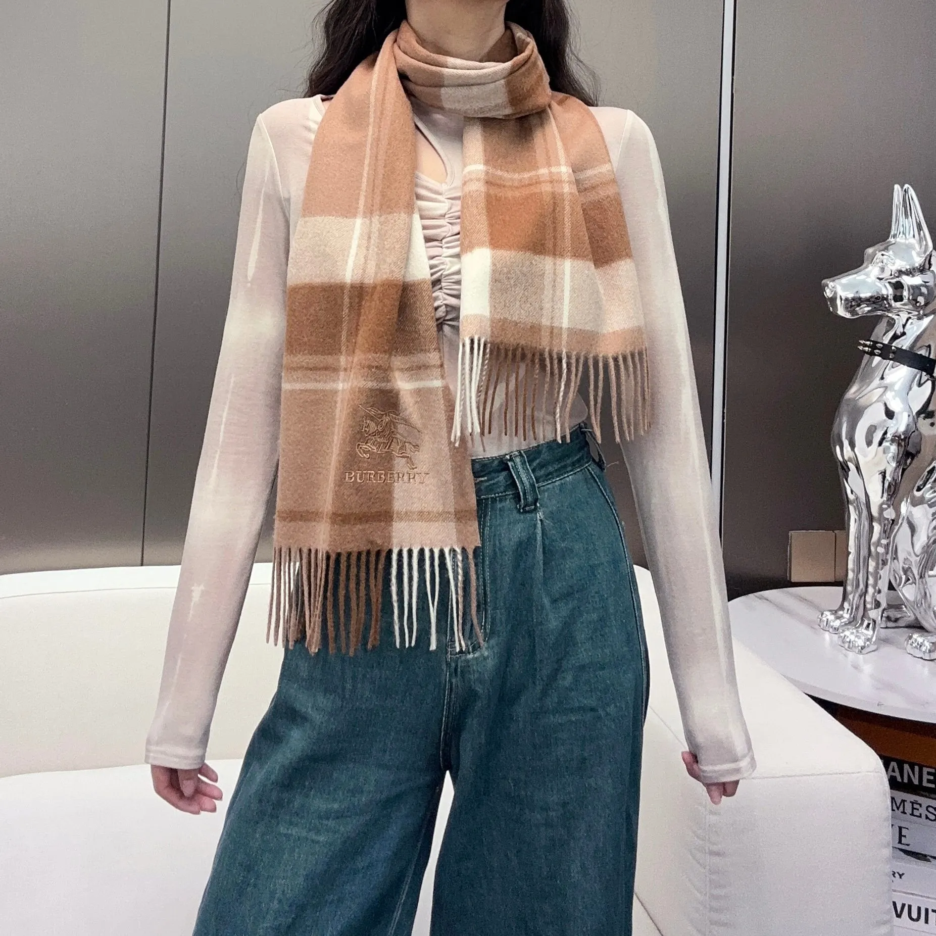 【BURBERRY  バーバリー】スカーフ30*180CM  241108