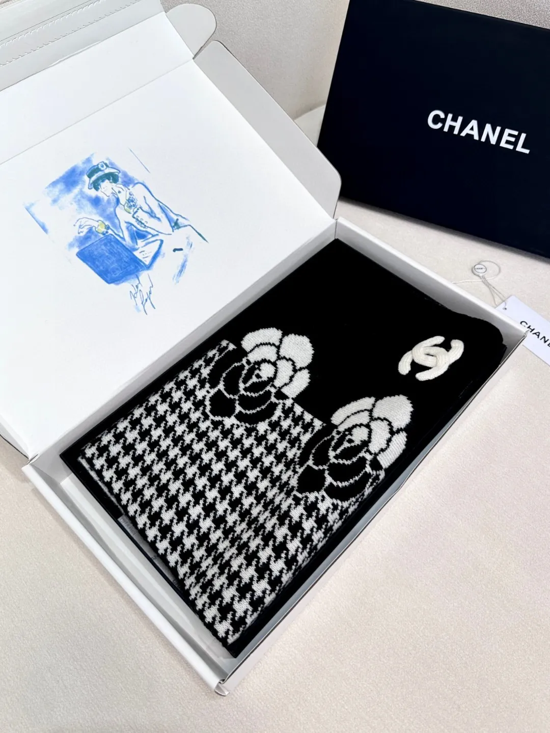 【CHANEL  シャネル 】スカーフ 33*180CM  241209