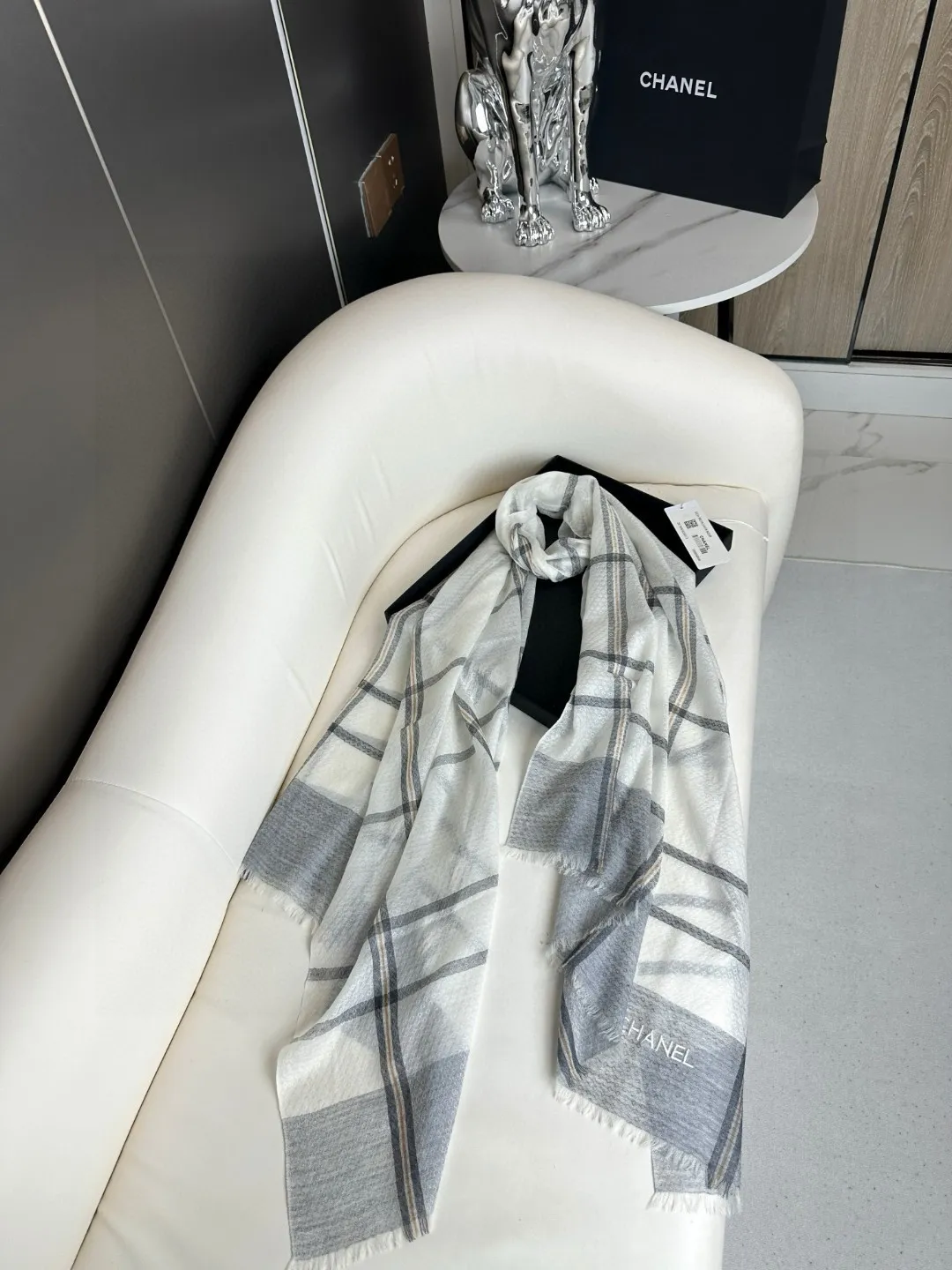 【CHANEL  シャネル 】スカーフ80*200CM  241209