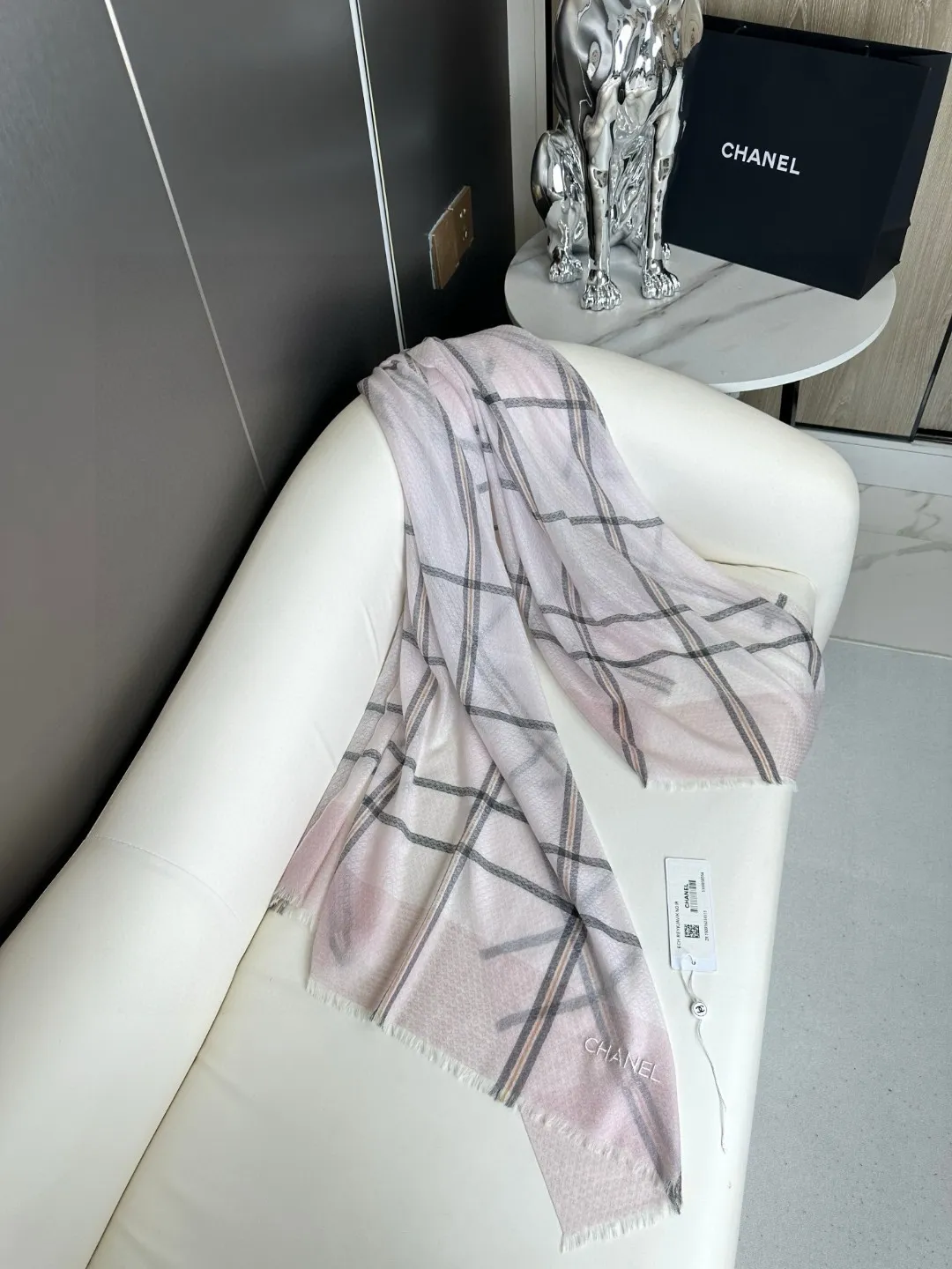 【CHANEL  シャネル 】スカーフ80*200CM  241209