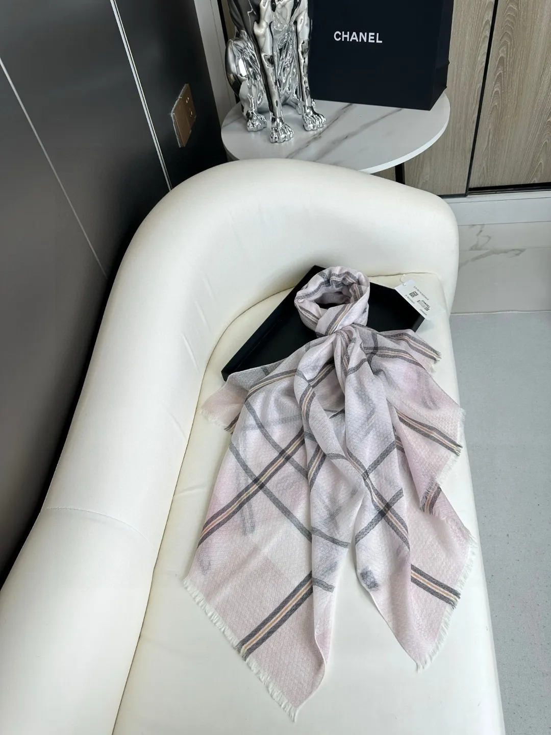 【CHANEL  シャネル 】スカーフ80*200CM  241209