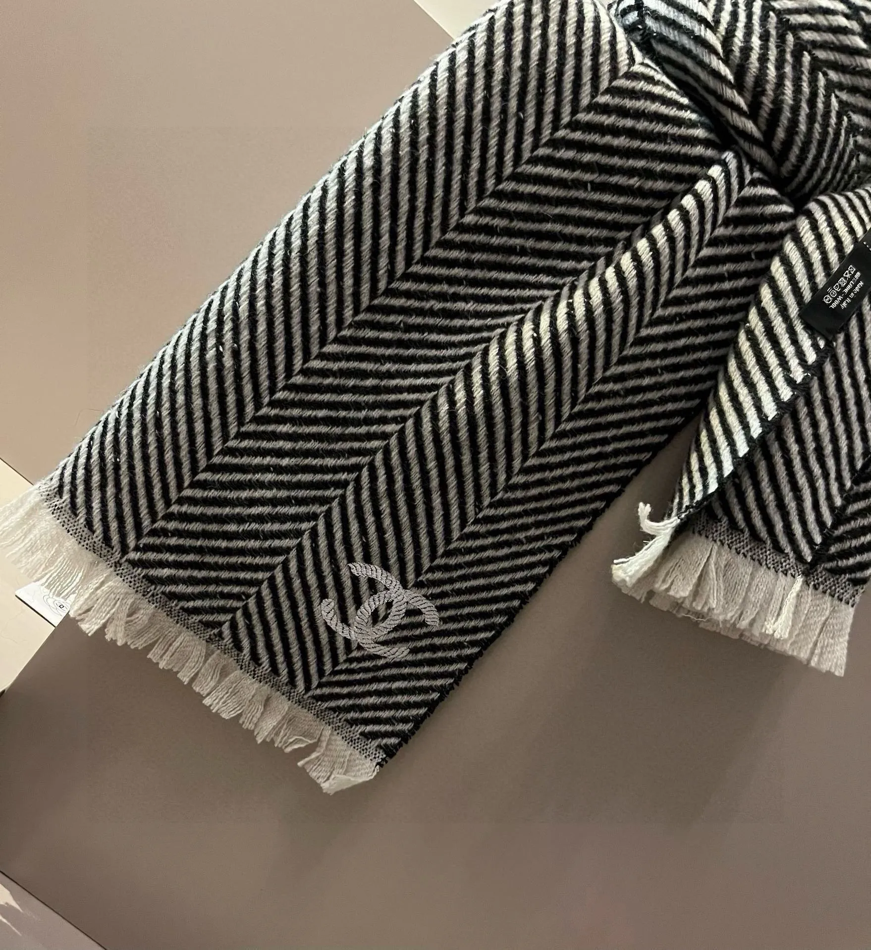 【CHANEL  シャネル 】スカーフ35*180CM  241209