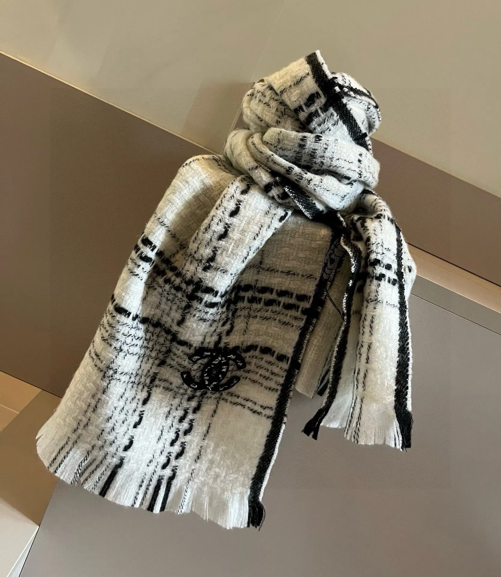 【CHANEL  シャネル 】スカーフ32*186CM  241209