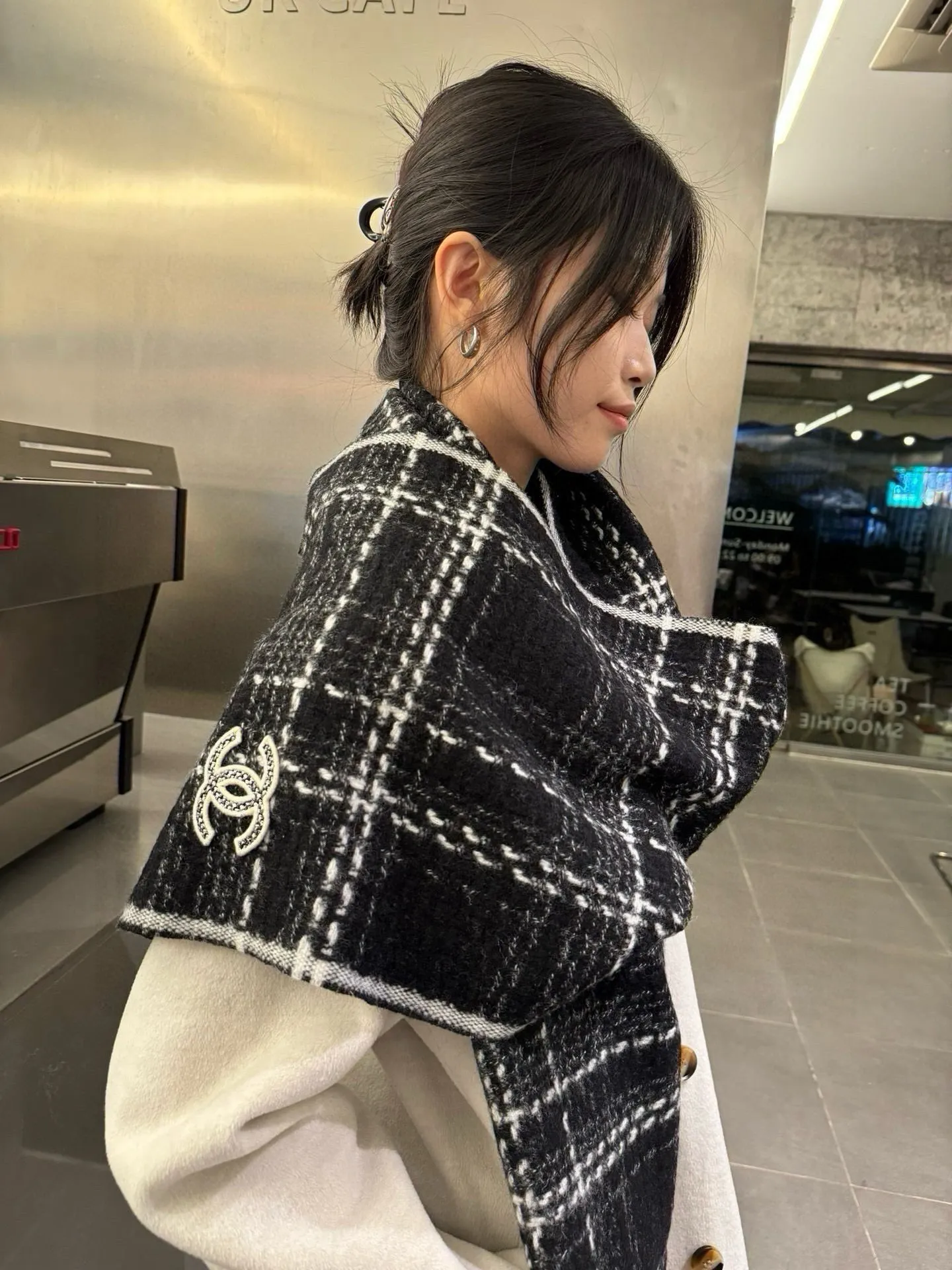 【CHANEL  シャネル 】スカーフ32*186CM  241209