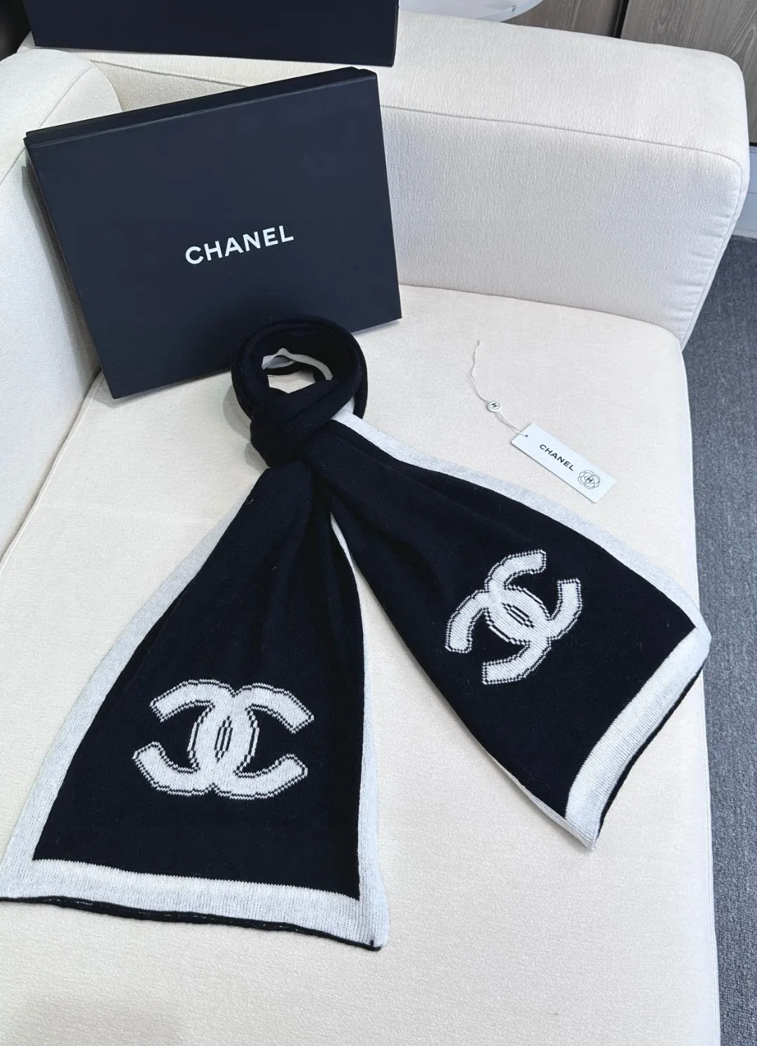 【CHANEL  シャネル 】スカーフ30*180CM  241209