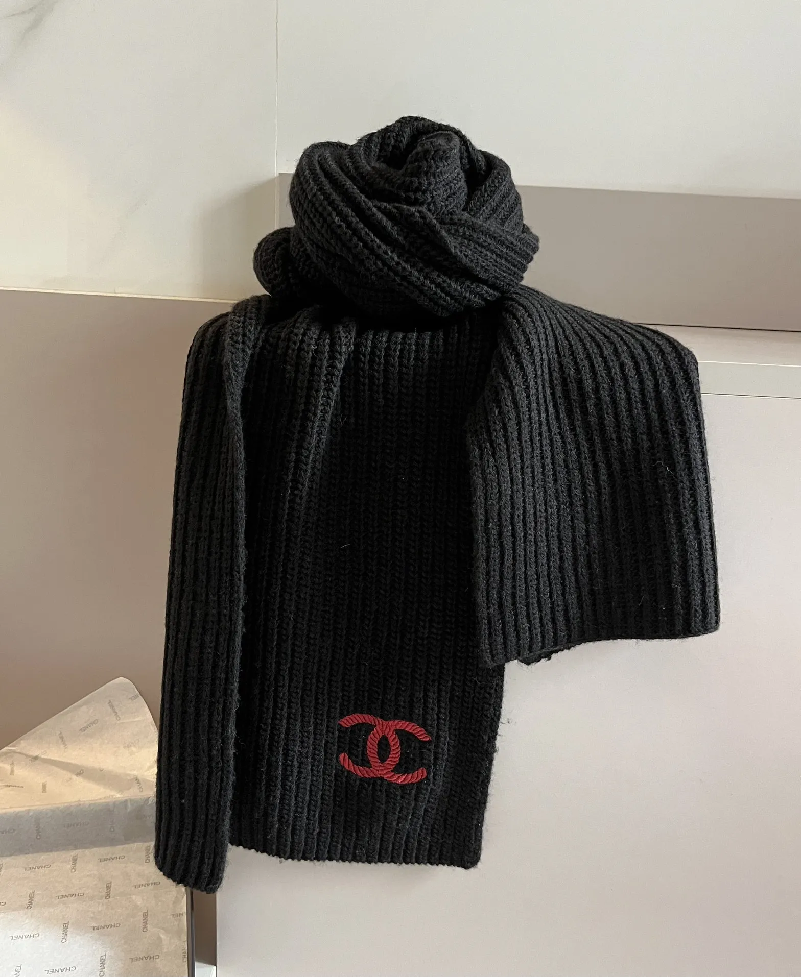 【CHANEL  シャネル 】スカーフ30*180CM  241209