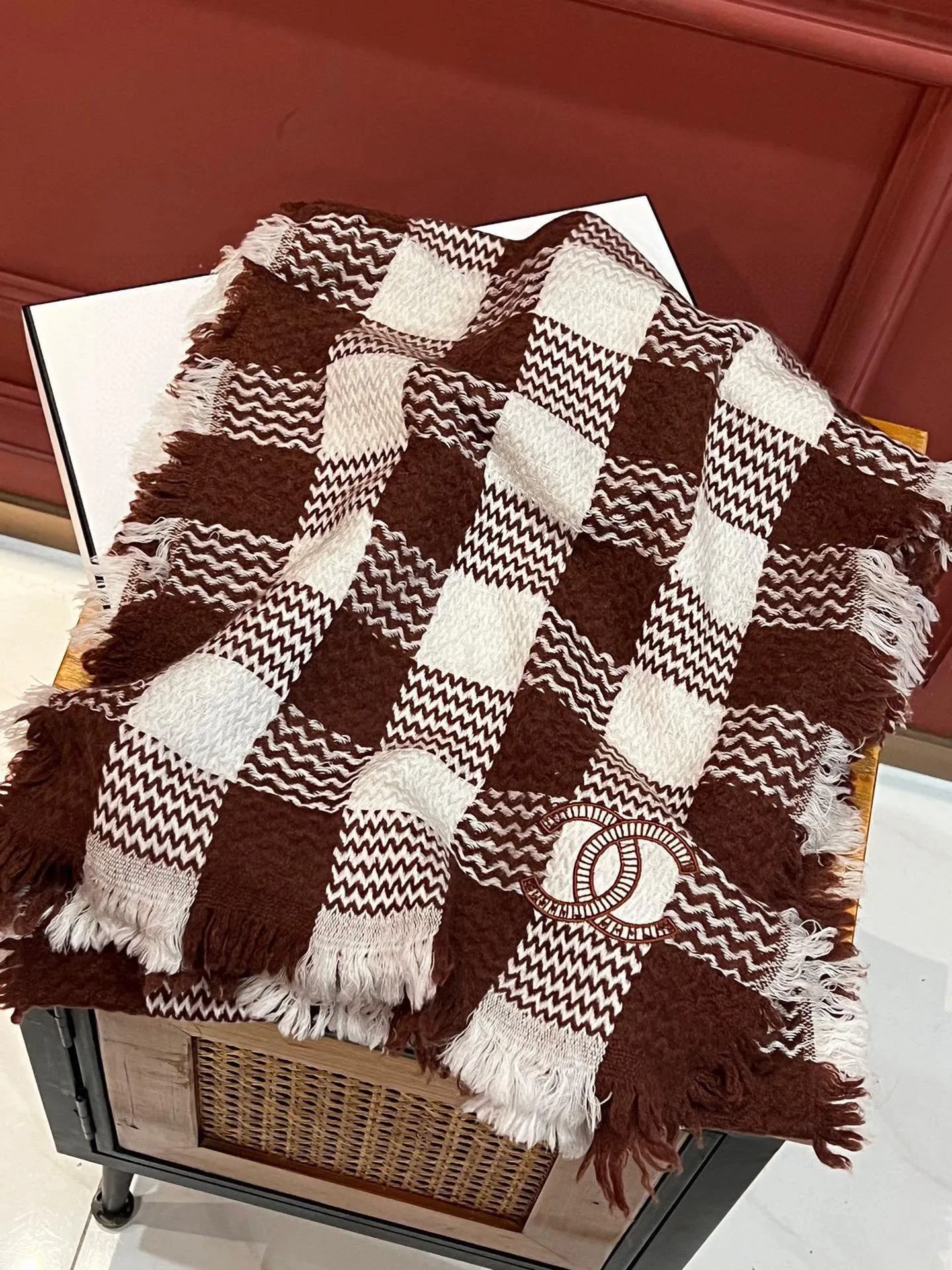 【CHANEL  シャネル 】スカーフ45*200CM  241209
