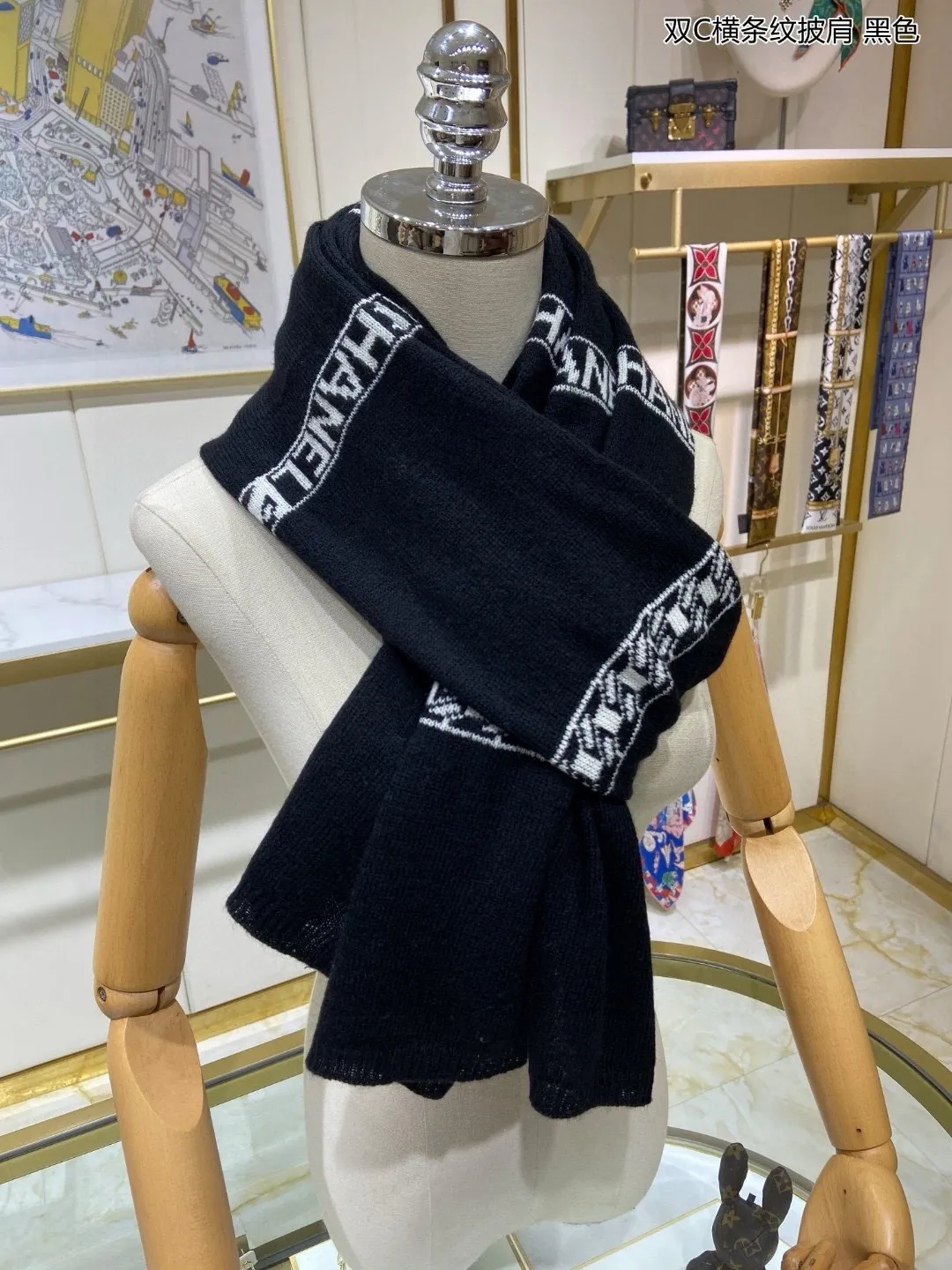 【CHANEL  シャネル 】スカーフ60*190CM 241107