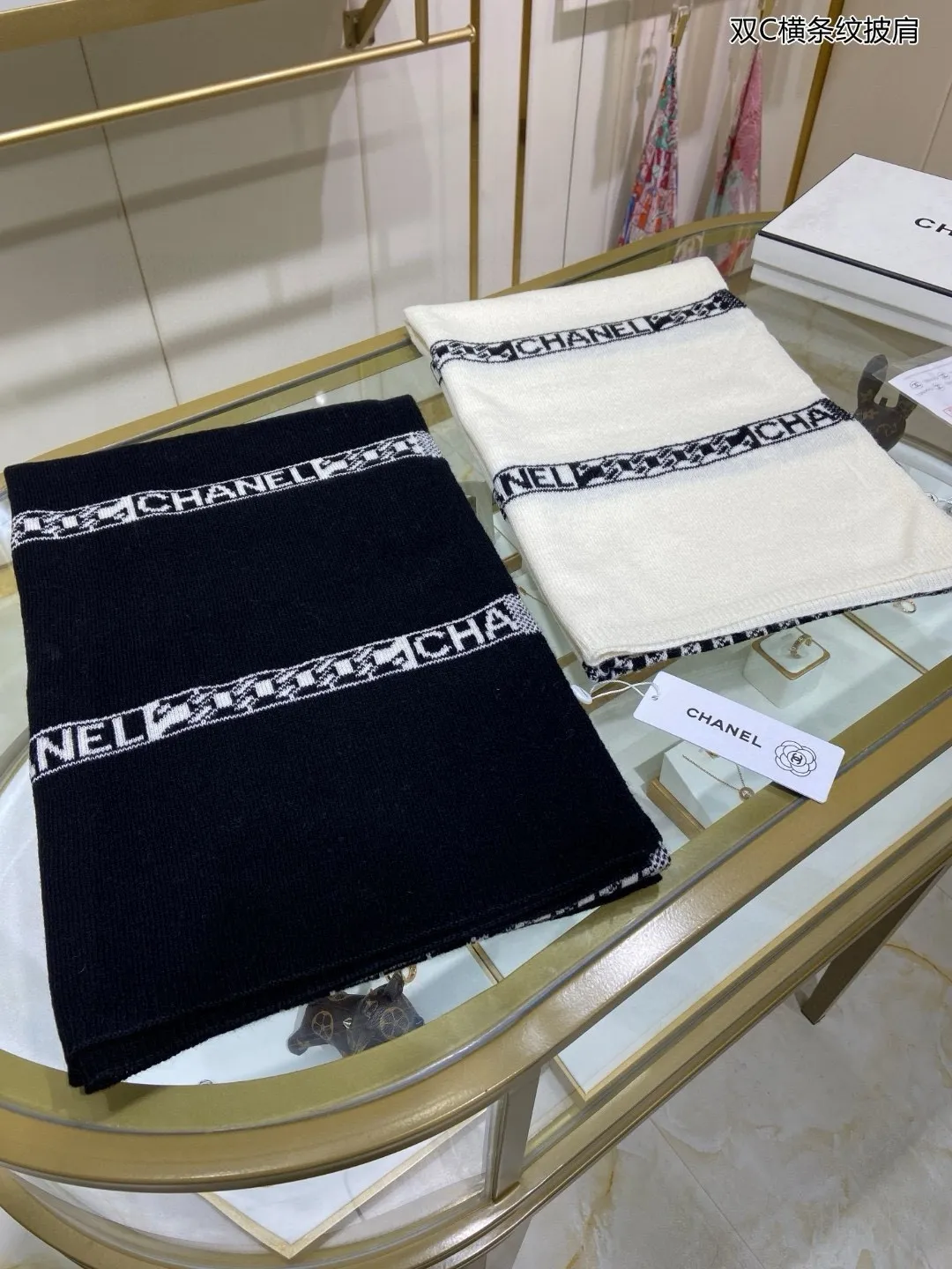 【CHANEL  シャネル 】スカーフ60*190CM 241107