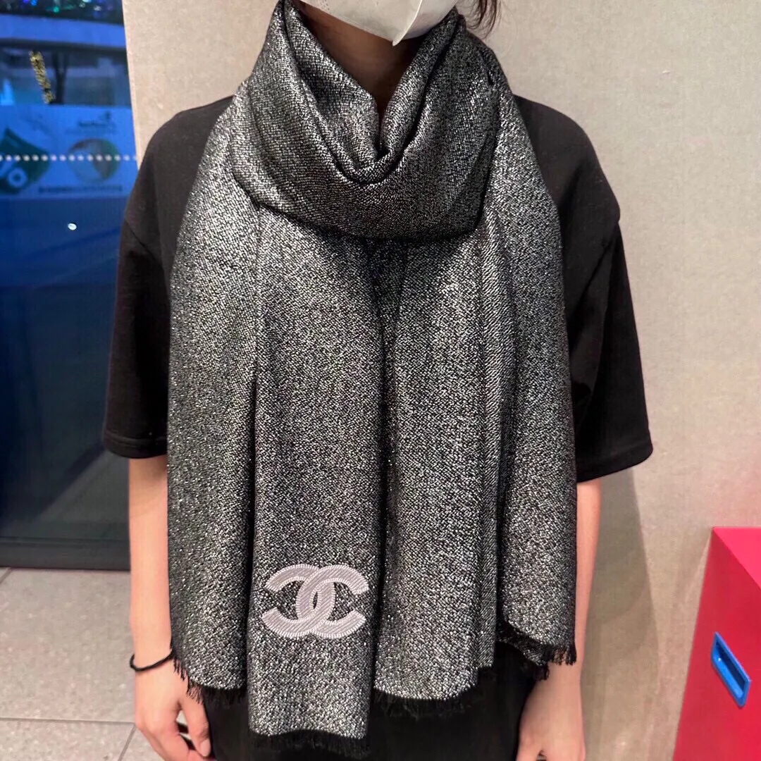 【CHANEL  シャネル 】スカーフ70*200CM 241107