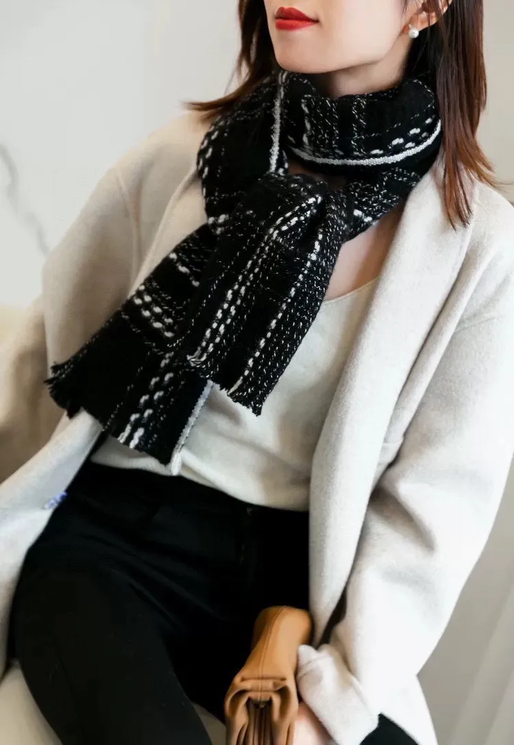 【CHANEL  シャネル 】スカーフ185*30CM 241107
