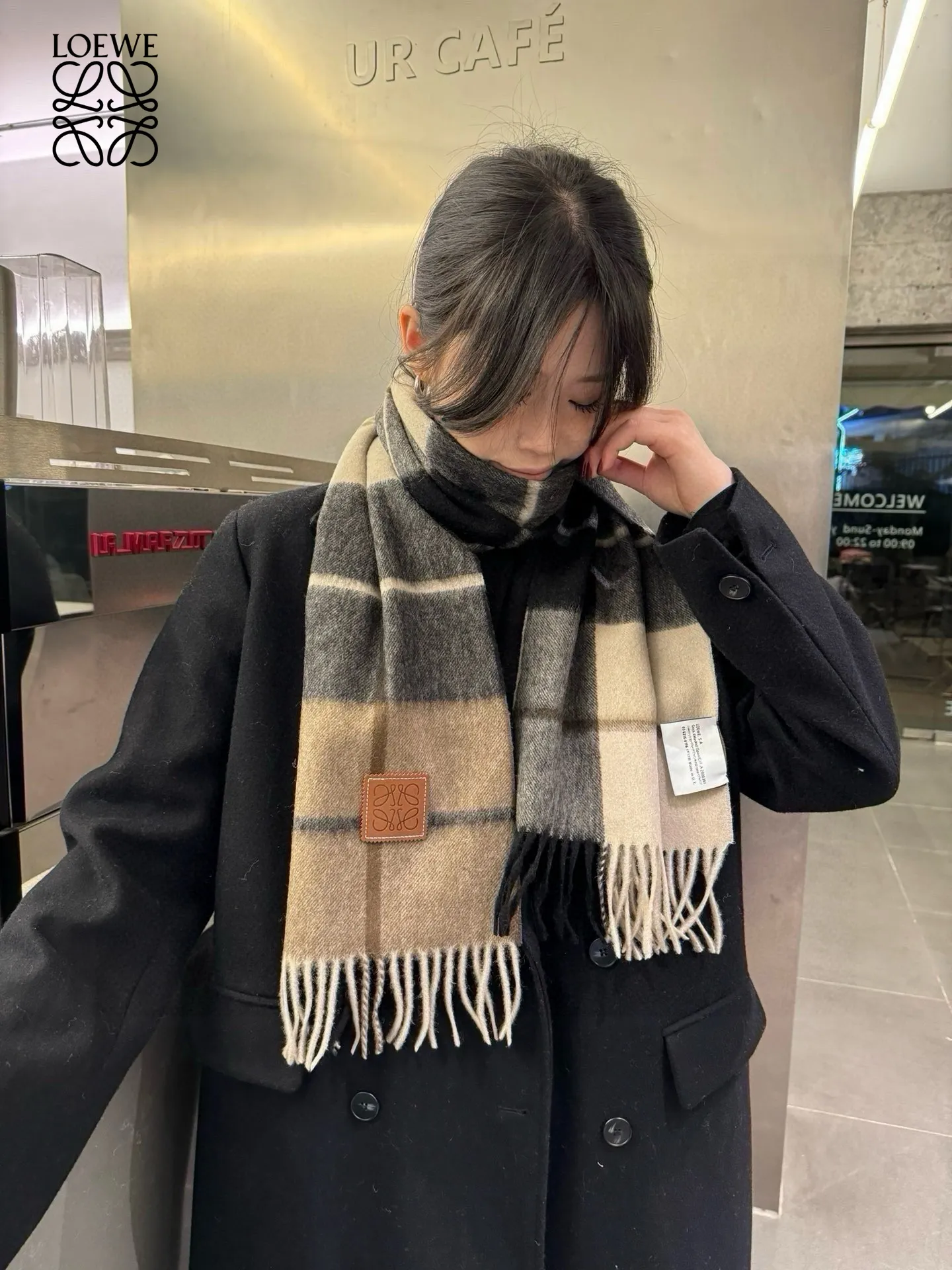 【LOEWE ロエベ】スカーフ 30*180CM   241207