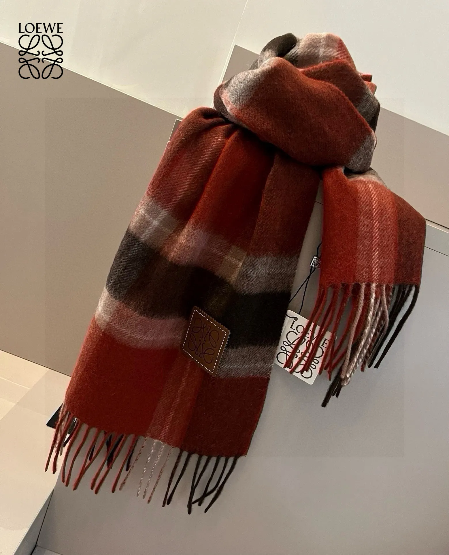 【LOEWE ロエベ】スカーフ 30*180CM   241207