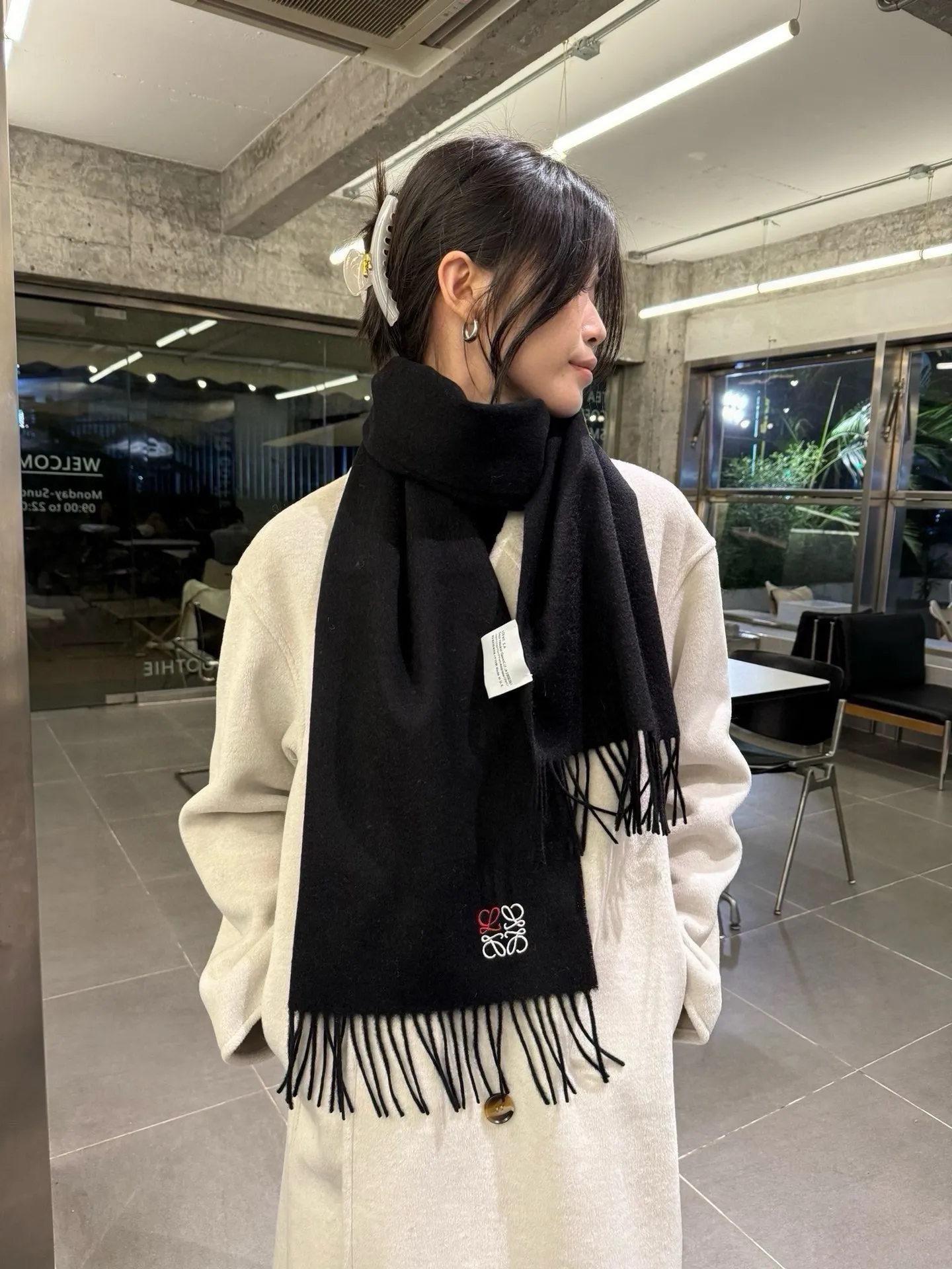 【LOEWE ロエベ】スカーフ 30*180CM   241207